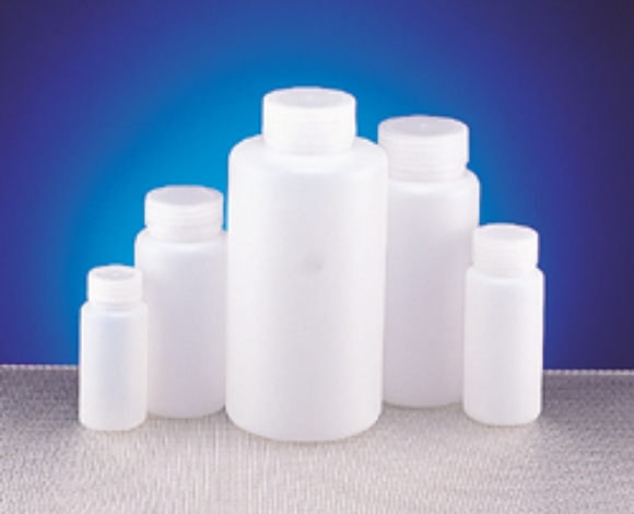 Picture of 125ml/4oz Wide Mouth HDPE Bottles/ScrewCaps, 350/carton