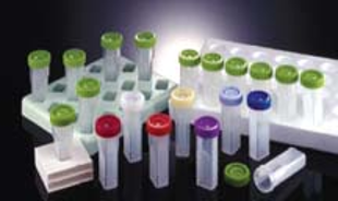 Picture of Slide-Fix™ Slide Jars, Empty; Green Cap, 25/pack