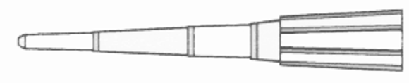 Picture of Optimum® Graduated Beveled SelecTips™ 200µl capacity