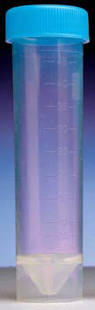 Picture of Sterile 50ml Conical Tubes / Vials with Self Standing Base, 500/case