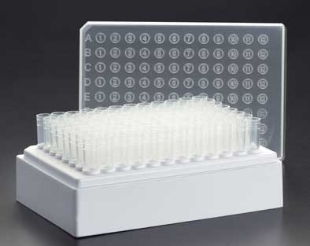 Picture of Sterile Micrò-Titèr Clustèr Single (Loose) 1.2ml Tubès for Dilutiòn, 96/rack, 960/pack, 5 packs/case