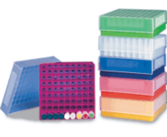 Picture of 81-place Nat'l ColdRack* w/Lid (Polypropylene), 5/pack