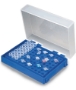 Picture of Assorted 5-pack, 96-place PCR Racks with Hinged Lid