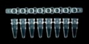 Picture of OmniSEAL™ Clear 0.2ml PCR Tubés - Strips of 8 with separate Bubble CapStrips - 120/pack