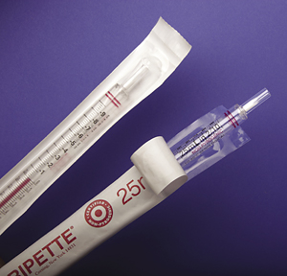 Picture of 25ml "Paper/Plastic Wrap" Disposable Serological Pipette