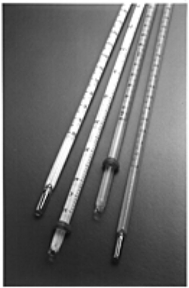 Picture of 305mm length, Thermometer (76mm immersion), Teflon Coated, Non-Toxic, -20°C to 110°C