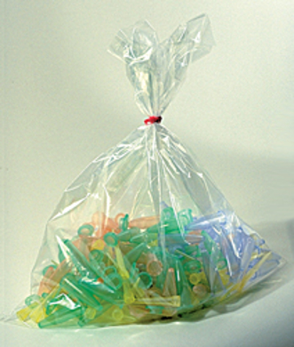 Picture for category 2 mil thick Flat, Open-Ended Poly-Bags  (LDPE)