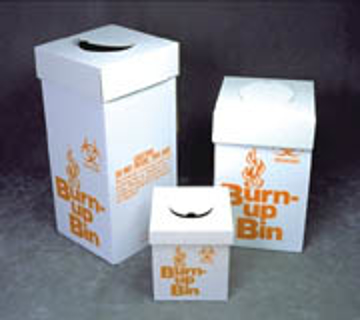 Picture of Biohazard Burn-up Incinerator Disposal Boxes, Floor Model, 6/case