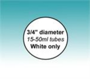 Picture of White, Tough·Spots on Roll, 3/4" (19mm) Round, for 15ml or 50ml Tubes, 500/roll