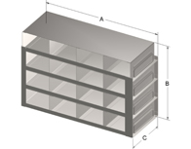 Picture for category FOR 50-CELL HINGED TOP PLASTIC BOX (UFRHT) 