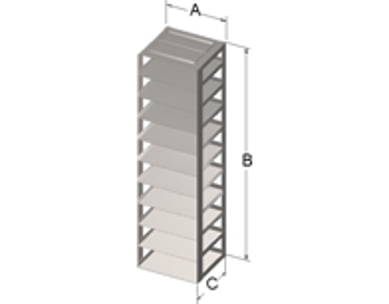 Picture for category FOR 100-CELL HINGED TOP PLASTIC BOX (CHT) 