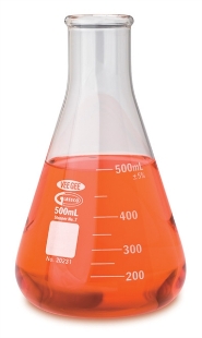 Picture of 100ml Borosilicate Glass Erlénmeyer Flàsks, 10/pack