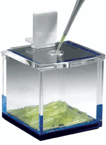 Pipet Tip Beta Waste Container. Life Science Products