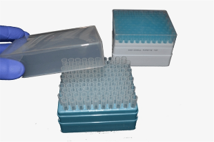 Picture of 1000µl BesTips, Racks (Blue), Non-Sterile, 10x100/pack (1000 )