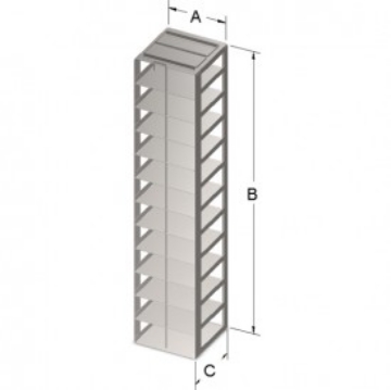 Picture of 12 box capacity, Chest Freezér Rαck for 2" box