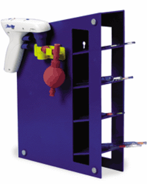 Picture of 4-shelf Serological Pipet Rack with Magnets