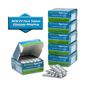 Picture of EZ Pack Agaróse LE Tablets, Low EEO (Mfg #A2505), 1000 tablets/bottle