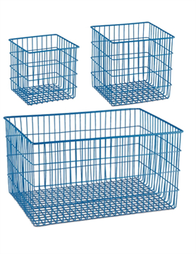 Picture of Coated Steel Basket for Glassware without lid,  332x228x178mm (12.5" x 8.6" x 6.75") (LxWxH)