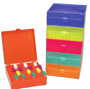 Picture of Rainbow 5-pack, 100-place StorRack HingeTop Style Lid