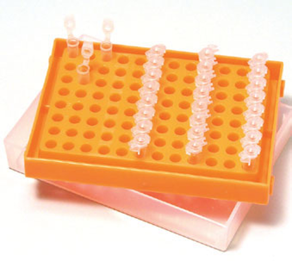 Picture of 5 pack, PCR Racks with Friction-Fit Lid