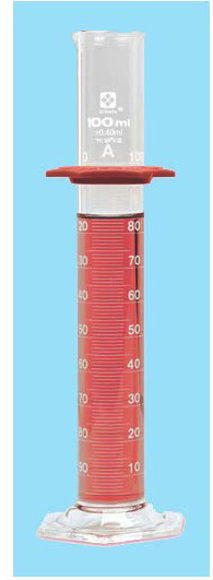 Borosilicate Glass Graduated Cylinder, 25 ml, 0.5 ml Graduation