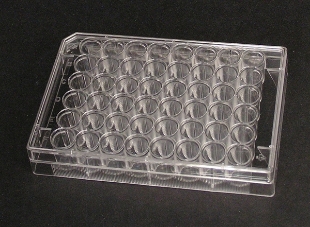 Picture of 48 Well Non-treated Plαte with Lid, Individual, Sterile 100/case