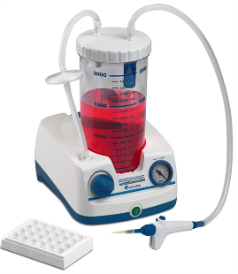 Picture of Benchmark ASPIRΈ™ Laboratory Vacuum Aspiratòr with Single Channel Flow Controllèr, 2 Liter capacity