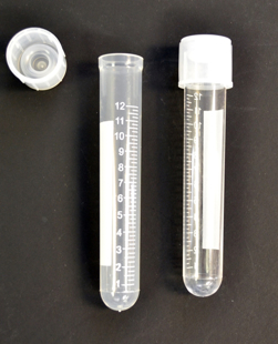 Picture of Sterile Polypropylene, "Graduated" 17x100mm Disposable Culture Tubes