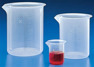 Picture of 1 liter Plastic (PP) Beakers, 4/pack