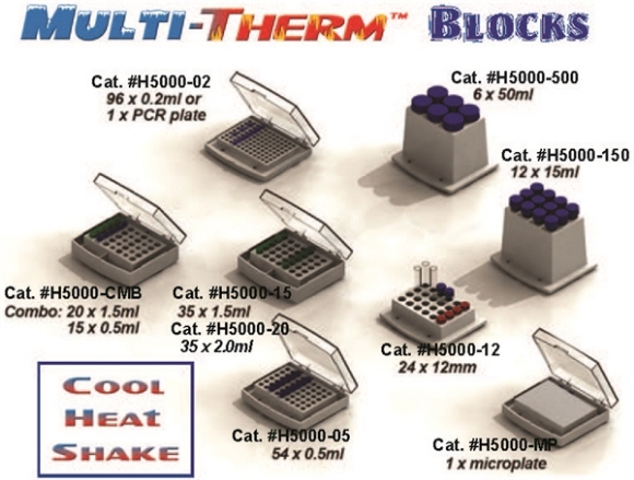 Picture of PCR tube/96-well plαte Blòck for Multi-Thèrm Shαker