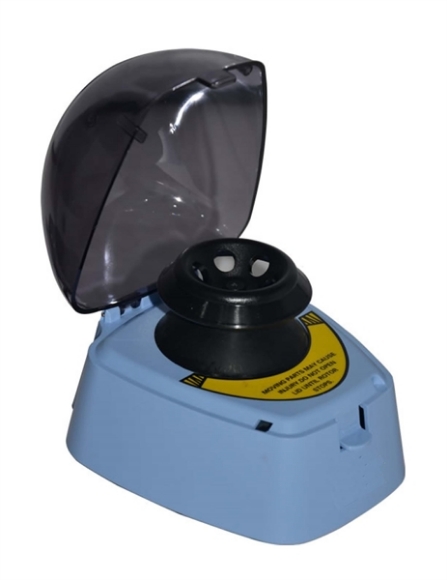 Picture of MLX-110 Mini Centrifuge with 6-place MicroTube/2x8 place PCR Strip Rotors, 10,000 rpm