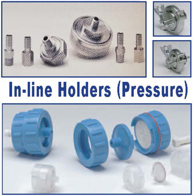 Picture for category In-line Holders (Pressure) -Stainless Steel, PP, PFA-