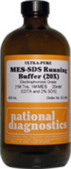 Picture of National Diagnostics - MES-SDS Running Buffer (20X), 450ml bottle