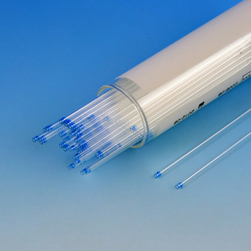 Picture of Glass Micro-Hematocrit Capillary Tubes, 75µL, Untreated, Blue Tip, 1000/pack