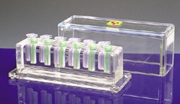 Picture of 12-place Radiation Beta-Fuge Block with lid