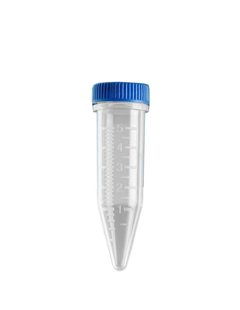 Picture of Non-sterile, Five-O™ 5mL-tubes with blue screw caps packed separately, 500/pack