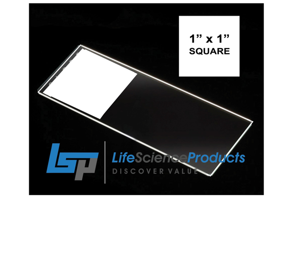 Picture of White, Tough-Tags™ for Microscope Slides on Laser Sheets (1.00"x1.00")