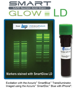 Picture of SmartGlow™ LD (Loading Dye) with Safe Green Stain for Nucleic Acid Gels, 1ml (6X)