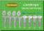 Picture of LinkStrìps™, 8-Tube PCR Strip Tubès with 0.2ml individually attached piercable optically clear Flat Caps, 125 strips/pack