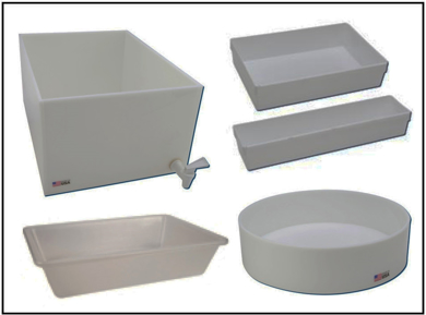 Picture for category Containment Spill Trays, HDPE & Polypropylene (Autoclavable)