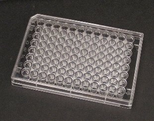 Picture of 96 Well Non-treated Plαte, Round Bottom with Lid, Individual, Sterile 100/case