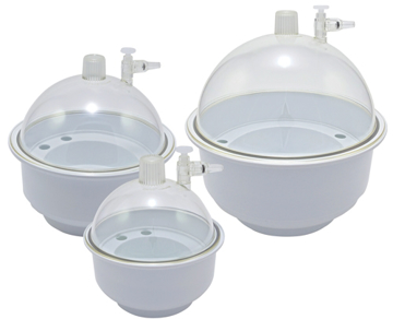 Picture of Small, Vacuum Desiccator, Polypropylene with PC Dome