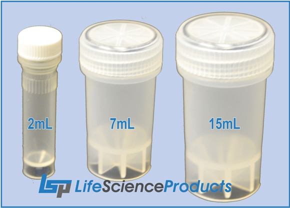 Picture of 15ml Empty Standard Homogenizing Tubes with Screwcap, 100/pack