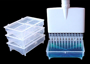 Picture of 100/case - Non-Sterile 175ml Texan™ Reagent Resérvoir with Hinged Lid