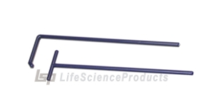 Picture of Sterile, "L" shape Bacterial Spreaders, ABS plastic, 38x156mmL (10/peel) 500/pack