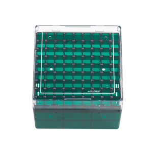 Picture of Deep Storage Box, CF Cryogenic Vial, 81 Place, Polycarbonate, Non-Sterile 5/pack