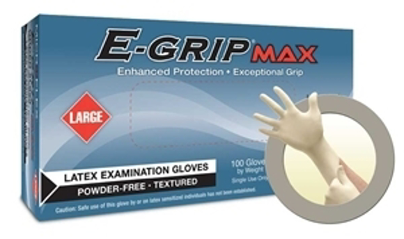 Picture of E-Grip™ MAX Powder-Free Exam Latex, (10 boxes-100) 1000/case