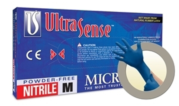 Picture of MicroFlex UltraSense™ - Powder-Free Nitrile Gloves, 100/box