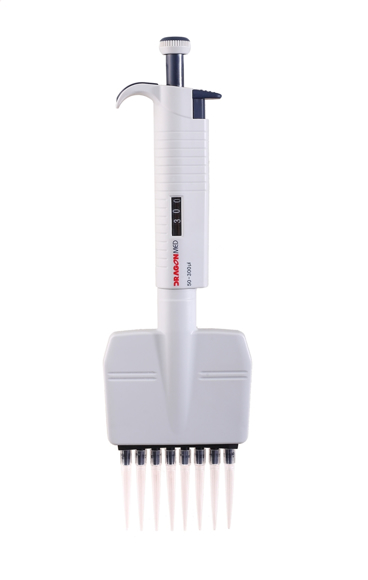 SciLogex MicroPipette 300µl, 8-channel Pipettor. Life Science Products