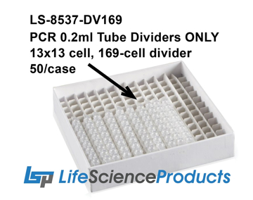 Picture of 169-cell Insert Dividers ONLY, for 0.2ml PCR Tubes, 50/pack